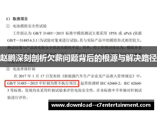 赵鹏深刻剖析欠薪问题背后的根源与解决路径